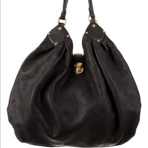 Black monogram Mahina leather Louis Vuitton XXL